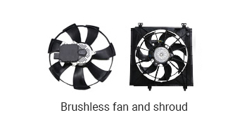 Brushless fan and shroud