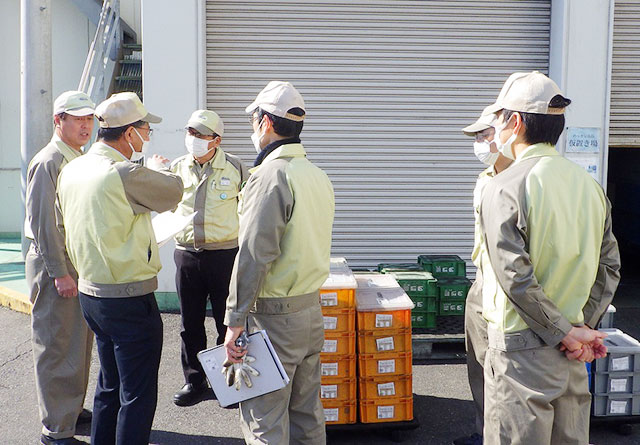 タツミでの訓練の様子